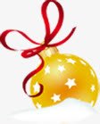 金色装饰球圣诞节背景png免抠素材_新图网 https://ixintu.com 圣诞节 背景 装饰 金色
