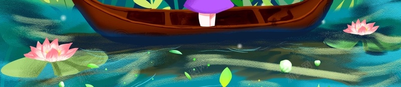 清新的卡通植物和小船背景jpg设计背景_新图网 https://ixintu.com 卡通 小船 植物 清新 背景