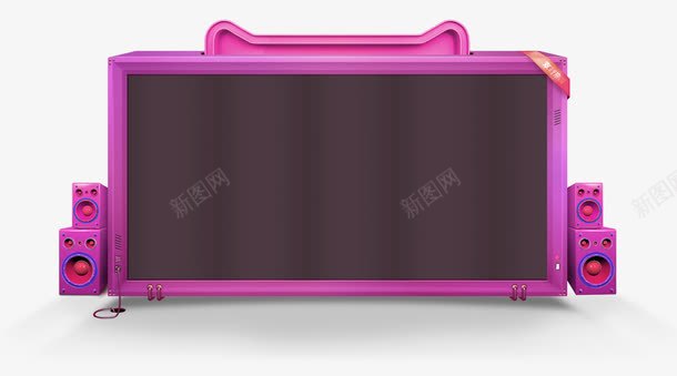 紫色淘宝边框png免抠素材_新图网 https://ixintu.com 免抠PNG 淘宝 素材 紫色 边框