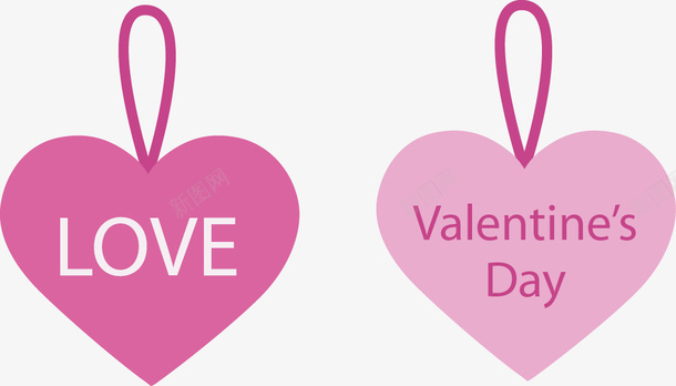 时尚情人节元素矢量图ai免抠素材_新图网 https://ixintu.com 元素 创意 时尚 爱心 爱情 矢量图
