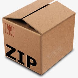 zip文件纸箱子图标图标