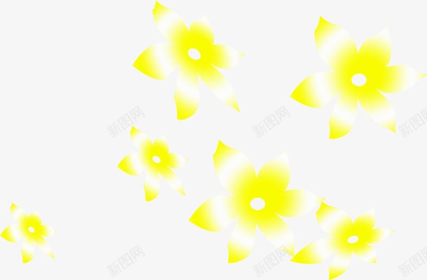 梦幻黄色花朵装饰png免抠素材_新图网 https://ixintu.com 梦幻 花朵 装饰 黄色