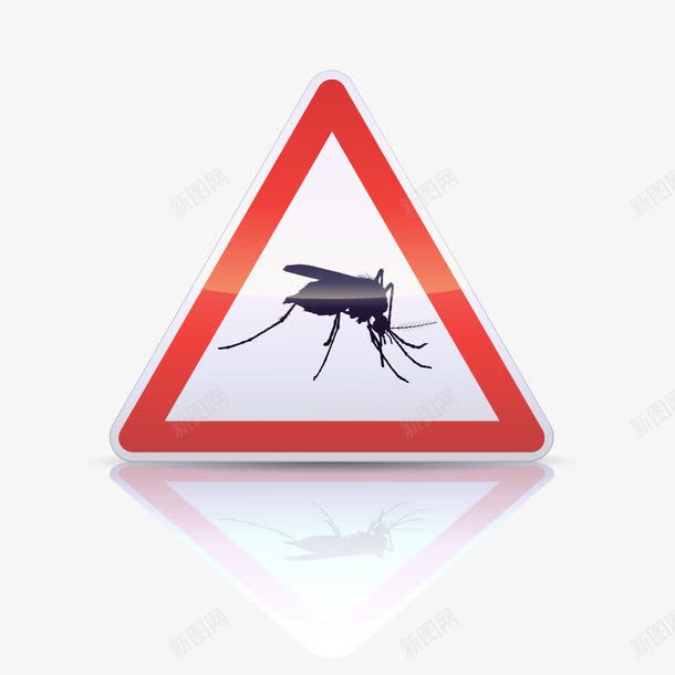 禁止蚊子入内png免抠素材_新图网 https://ixintu.com 禁止 禁止蚊子入内 蚊子 警告