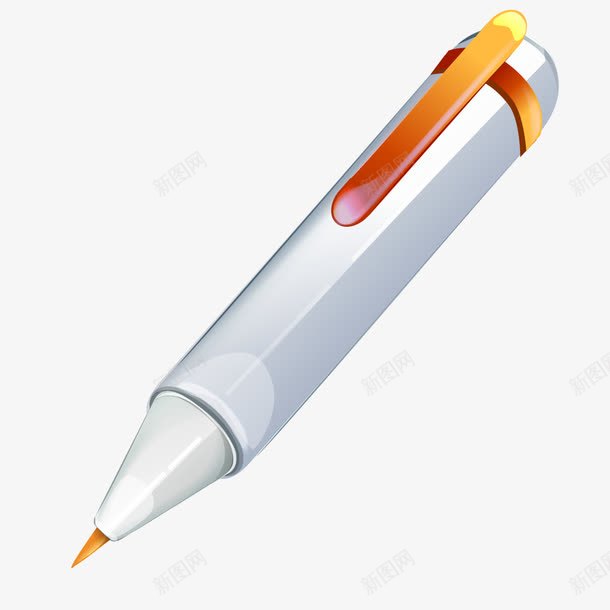 彩色圆珠笔png免抠素材_新图网 https://ixintu.com 卡通笔 圆珠笔 彩色 铅笔