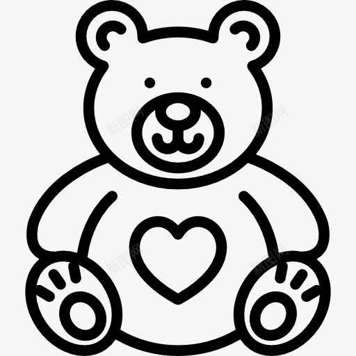 可爱的TeddyBear图标png_新图网 https://ixintu.com 动物 心 情人节 浪漫 爱 蓬松
