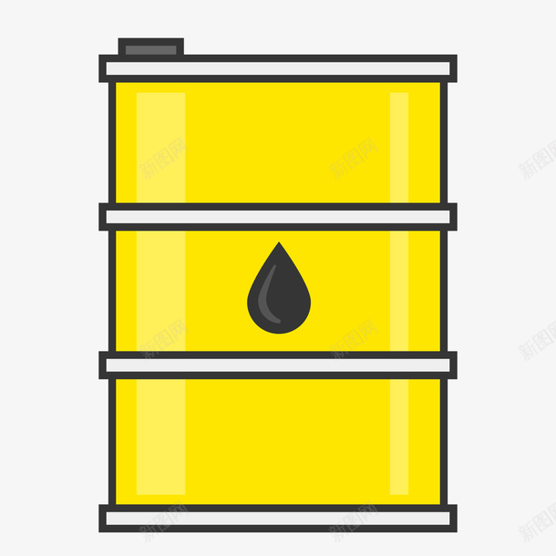 一桶扁平化的黄色石油矢量图ai免抠素材_新图网 https://ixintu.com 一桶石油 扁平化 易燃 汽油 燃料 黄色 矢量图