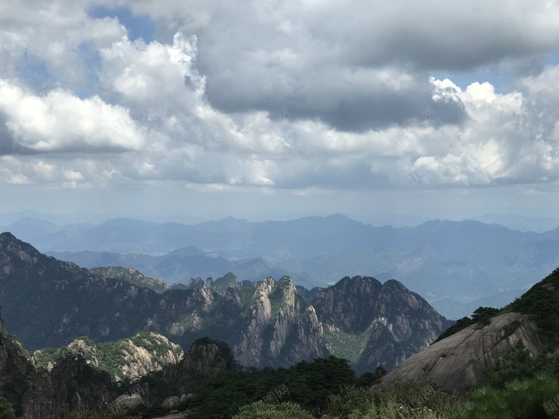 黄山风光无限好jpg设计背景_新图网 https://ixintu.com 云与山 摄影 风景 黄山