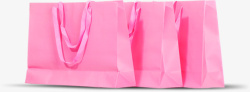 粉色手提袋素材