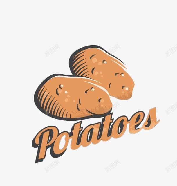 卡通马铃薯png免抠素材_新图网 https://ixintu.com 促销 手绘 装饰 马铃薯 黄色 黄色马铃薯