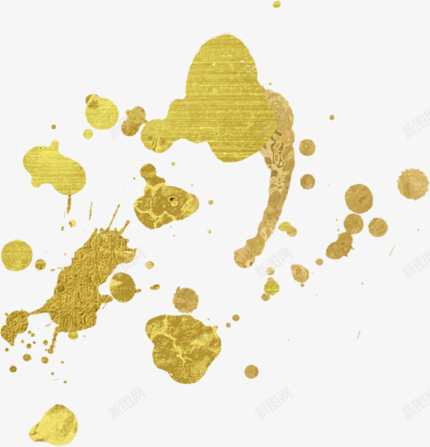 点点的金色金沙海报png免抠素材_新图网 https://ixintu.com 喷洒金砂 透明金沙 金沙 金色