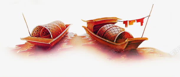 传统小船png免抠素材_新图网 https://ixintu.com 中国风船 小船图片 船