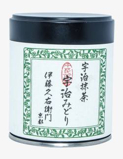 京都抹茶京都宇治抹茶粉罐装高清图片