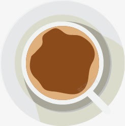 立体咖啡杯立体手绘咖啡杯高清图片