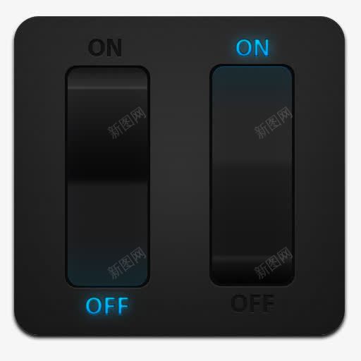 光开关vaporiceicons图标png_新图网 https://ixintu.com Light Switch 光 开关