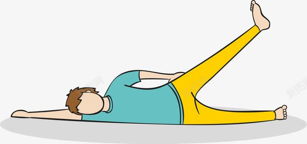 热身动作png免抠素材_新图网 https://ixintu.com 卡通手绘 康复训练 热身动作 热身运动 理疗 运动康复