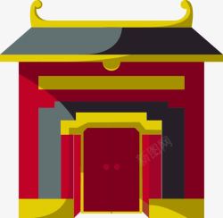 中国式大门中国式建筑宫殿大门高清图片