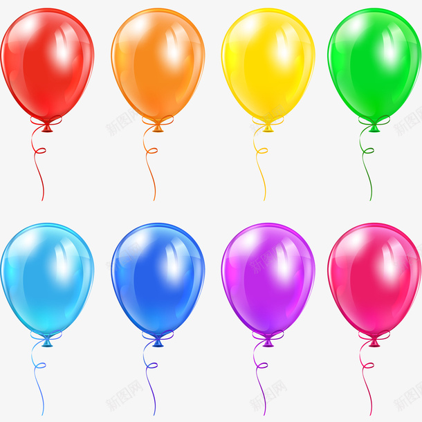 清新简约手绘彩色气球png免抠素材_新图网 https://ixintu.com 彩色气球 手绘 气球 漂浮 装饰