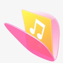 音乐符号粉色可爱图标png_新图网 https://ixintu.com 可爱 图标 符号 粉色 音乐