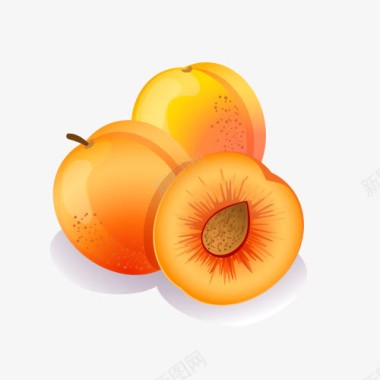 美味桃子图标图标