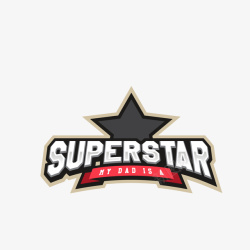 superstar卡通立体效果superstar矢量图高清图片