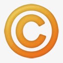 copyright版权基本图标高清图片