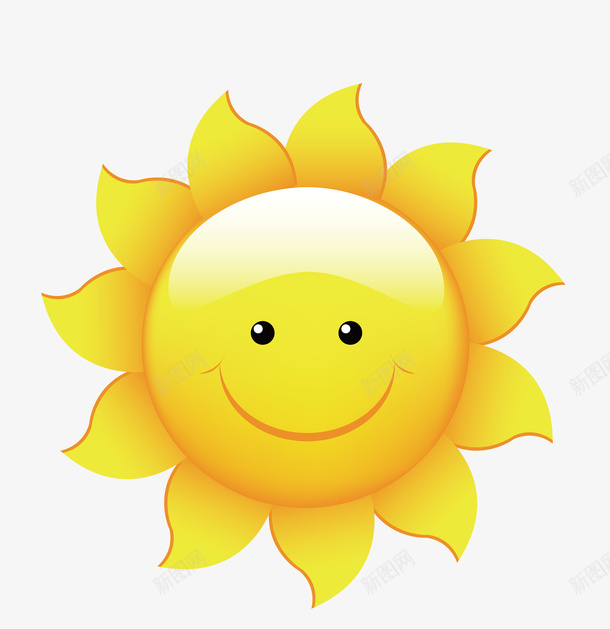 夏季太阳矢量图ai免抠素材_新图网 https://ixintu.com 夏季太阳矢量元素可爱 矢量图