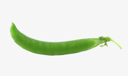 月牙弯刀绿色豌豆素材