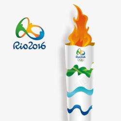 里约奥运火炬素材