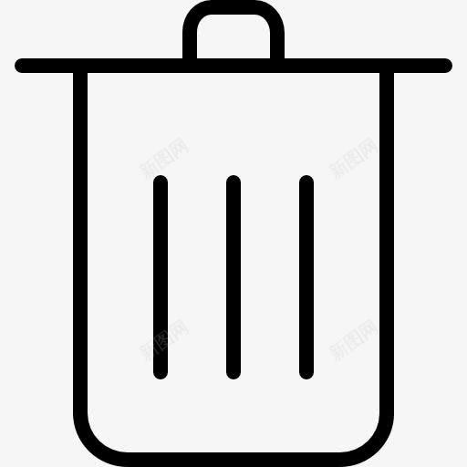 垃圾图标png_新图网 https://ixintu.com 可以 垃圾 垃圾桶 垃圾筐 工具和器具 接口