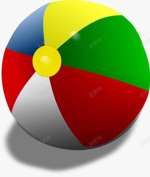 彩色的卡通小皮球png免抠素材_新图网 https://ixintu.com 卡通 卡通彩色 彩色卡通 皮球