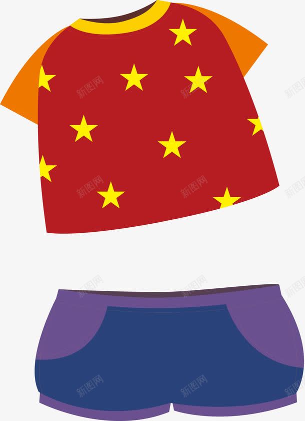 孩子服装png免抠素材_新图网 https://ixintu.com 孩子 手绘 服装 红色