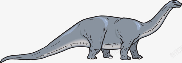 蓝色恐龙png免抠素材_新图网 https://ixintu.com 侏罗纪恐龙 剪影 大型恐龙 恐龙 恐龙剪影 蓝色