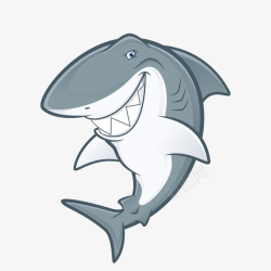 微笑的鲨鱼素材