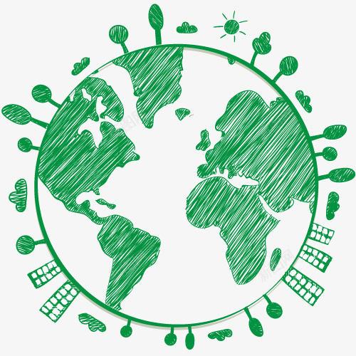 爱护环境保护地球png免抠素材_新图网 https://ixintu.com 世界环境日 保护地球 爱护环境 绿色