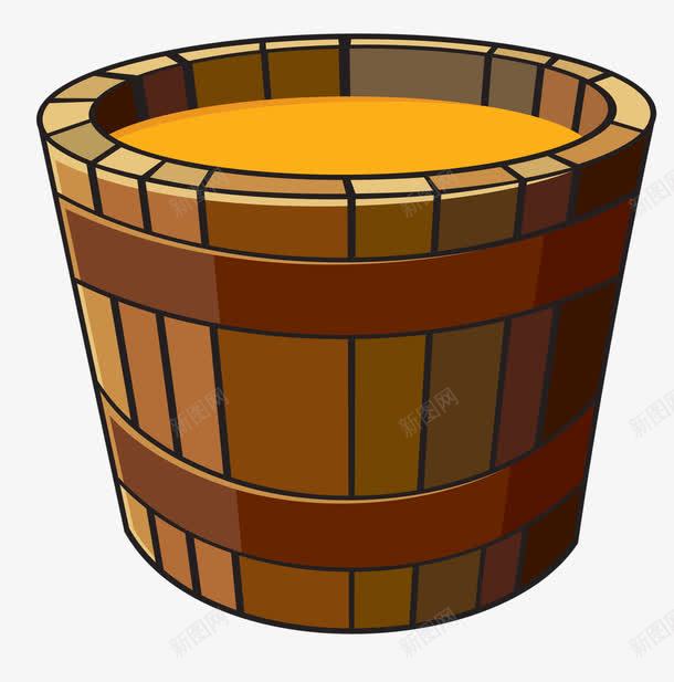 沐浴的浴桶png免抠素材_新图网 https://ixintu.com 木材 水 沐浴 浴桶