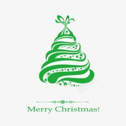 绿色圣诞树卡通素材