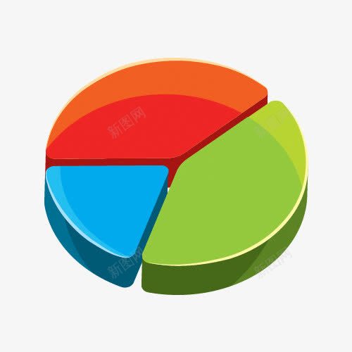 彩色圆形饼图图标png_新图网 https://ixintu.com psd 小图标 柱形图 网页图标 网页图标免费下载