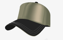 棕色运动帽现实例证素材