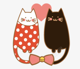 猫png免抠素材_新图网 https://ixintu.com 卡通 情侣元素 爱心 爱情 猫