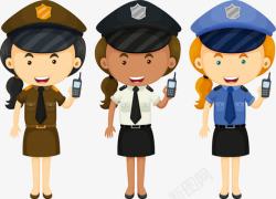 警察服装穿制服的女警高清图片