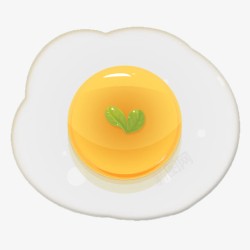椭圆形树叶鸡蛋高清图片