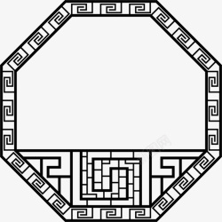 中国风窗户框素材
