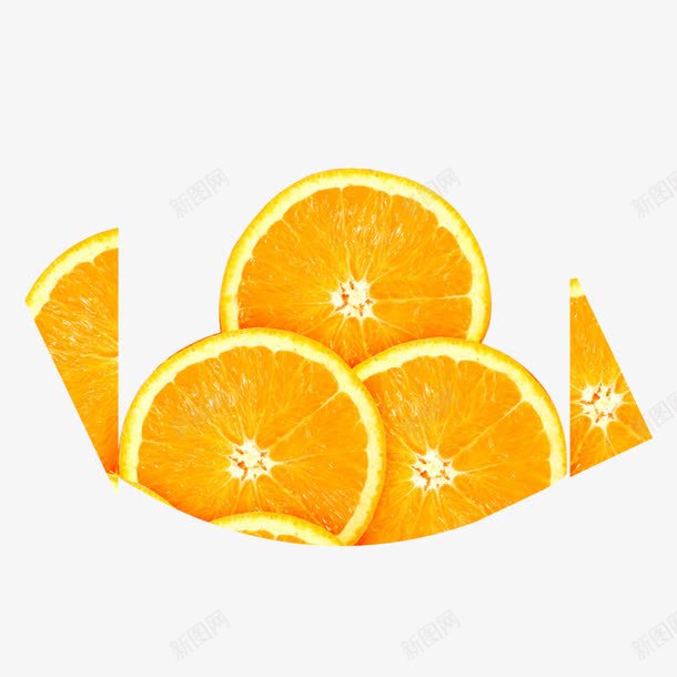 切成块的橙子png免抠素材_新图网 https://ixintu.com 切成块的橙子 水果 装饰素材