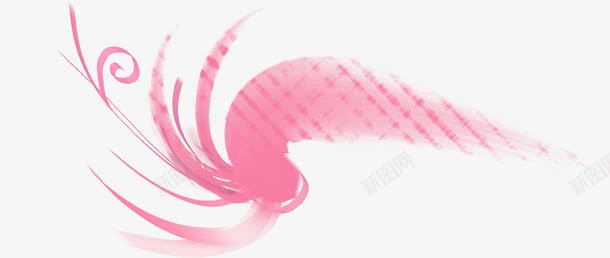 手绘粉色时尚纹理装饰png免抠素材_新图网 https://ixintu.com 时尚 粉色 纹理 装饰