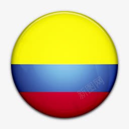 国旗的哥伦比亚worldflagicons图标png_新图网 https://ixintu.com Colombia Flag of 哥伦比亚 国旗 的