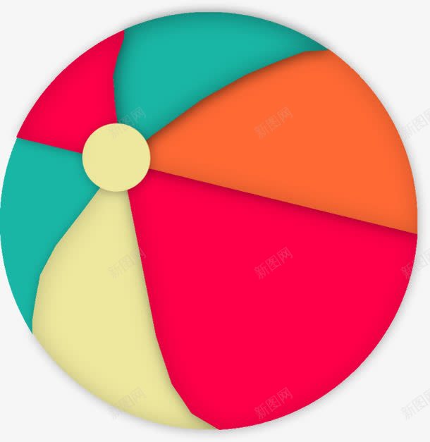 彩色皮球png免抠素材_新图网 https://ixintu.com 彩色 手绘 球 皮球