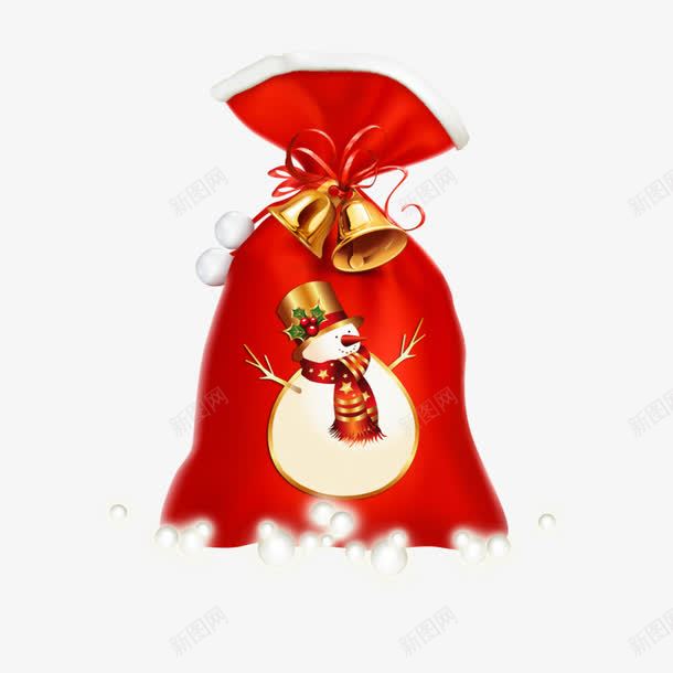 圣诞礼袋png免抠素材_新图网 https://ixintu.com 喜庆 圣诞礼袋 圣诞节 装饰 装饰素材