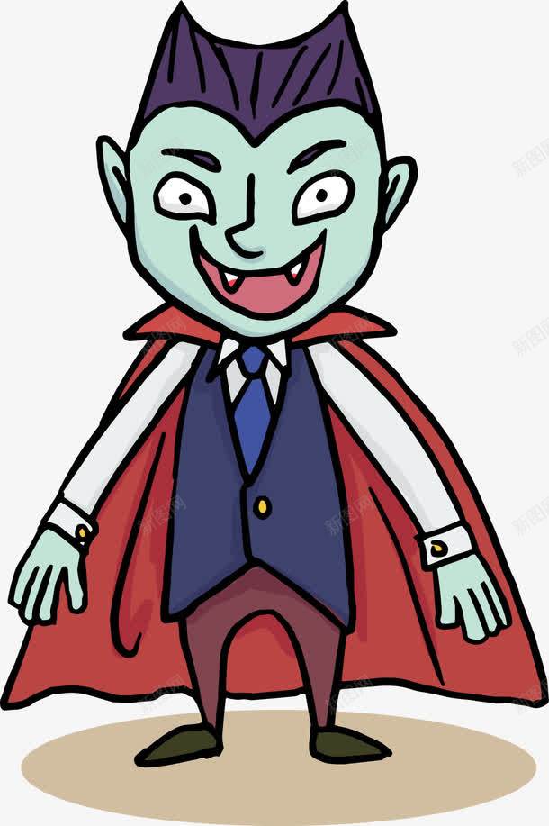 卡通搞怪万圣节吸血鬼png免抠素材_新图网 https://ixintu.com 万圣节 卡通 吸血鬼 搞怪