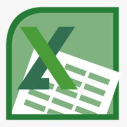 微软Excel电子表格MicrosoftExcel2010图标高清图片