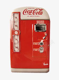 可乐贩卖机png免抠素材_新图网 https://ixintu.com 包装 可乐 瓶子 红色 饮料